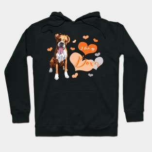 I love my Boxer (fawn)! Especially for Boxer dog owners! Hoodie